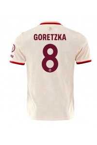 Bayern Munich Leon Goretzka #8 Jalkapallovaatteet Kolmaspaita 2024-25 Lyhythihainen